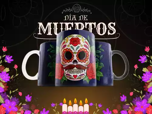 vectores plantilas DÍA DE MUERTOS,FESTEJO,